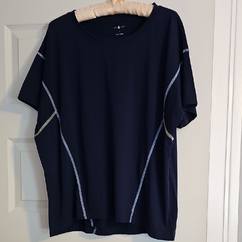 Lou & Grey Deep Blue Top